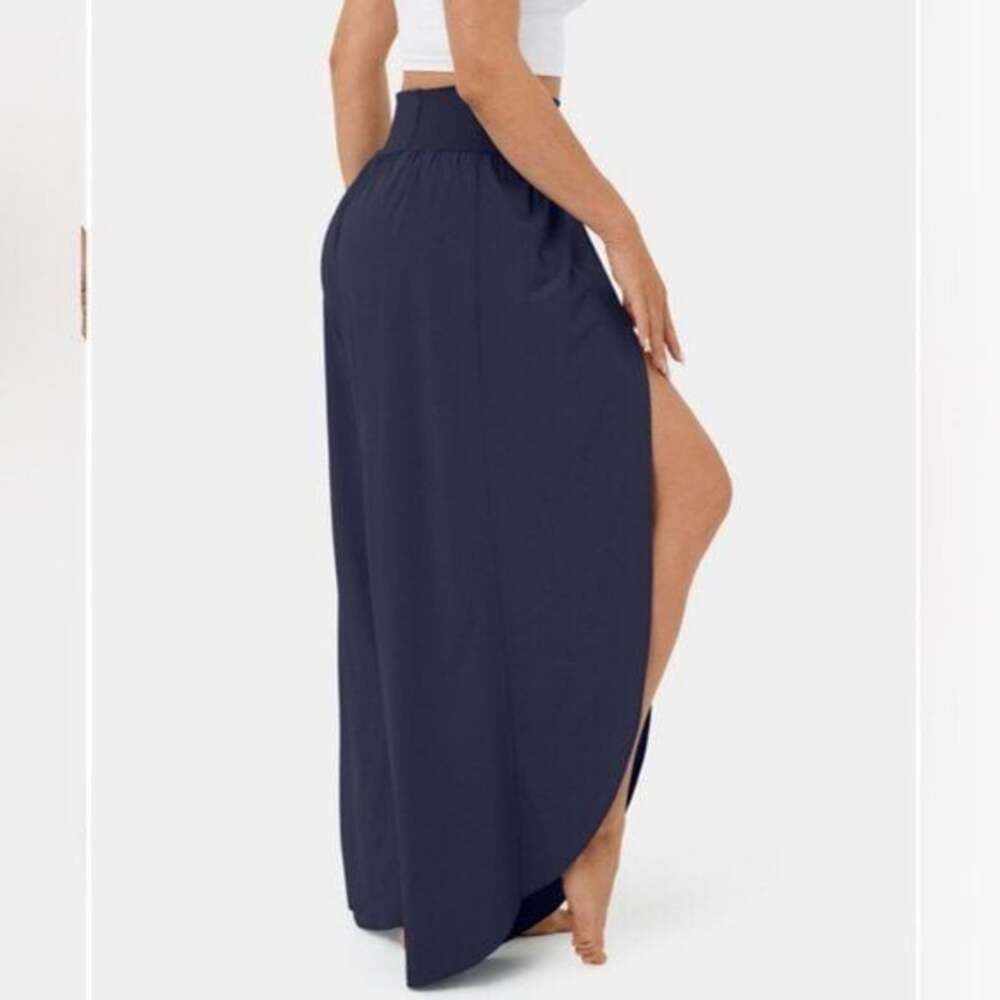 HALARA Breezeful™ High Waisted Palazzo Flowy Split Wide Leg Quick Dry Pant - Picture 3 of 4